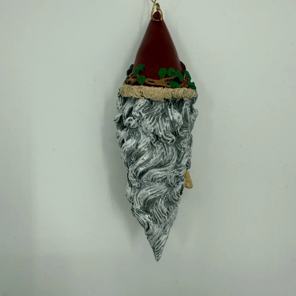 Vintage Santa Clause Ornament Lot Of 4 Bear Lamb‎ Deer